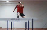 La médaillée d'or olympique en javelot, Haruka Kitaguchi, lors d'une séance d'entraînement dans la ville tchèque de Domazlice, le 14 août 2025