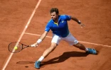 Le Suisse Stan Wawrinka face au Britannique Andy Murray, en demi-finales de Roland-Garros le 9 juin 2017