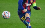 L'attaquant argentin de Barcelone, Lionel Messi, lors du match de groupe de la Ligue des champions face à Ferencvaros, au Camp Nou, le 20 octobre 2020