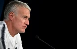 Le sélectionneur de l'équipe de France, Didier Deschamps, lors d'une conférence de presse le 24 mars 2019 au Stade de France à Saint-Denis