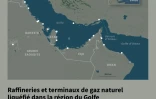 Raffineries et terminaux de gaz naturel liquéfié dans la région du Golfe