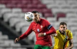 Le capitaine du Portugal Cristiano Ronaldo est entré en cours de match contre à Andorre au stade de la Luz à Lisbonne, le 11 novembre 2020