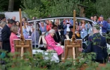 La reine Elizabeth II visite le Chelsea Flower Show 2022 à Londres le 23 mai 2022