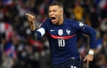 Le footballeur français Kylian Mbappe lors du match de qualification en Coupe du monde entre la France et le Kazakhstan, le 13 novembre 2021 au Parc des Princes