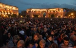 Manifestation de l'opposition arménienne au centre d'Erevan le 29 avril 2018