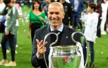 Zinédine Zidane, triple vainqueur de la Ligue des champions en tant qu'entraßneur du Real Madrid, la derniÚre fois en 2018, à Kiev, face à Liverpool