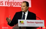 Jean-Christophe Cambadélis au soir des régionales le 13 décembre 2015 à Paris