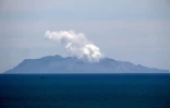 Le volcan de White Island (Nouvelle-Zélande) après l'éruption, le 11 décembre 2019