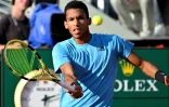 Le Canadien Felix Auger-Aliassime contre l'Espagnol Alejandro Davidovich Fokina en 8e de finale du tournoi de Rome, le 10 mai 2022 