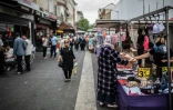 Le marché d'Aubervilliers au nord de Paris, le 18 juillet 2019