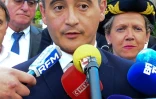 Le ministre de l'Intérieur Gerald Darmanin, à Port-Sainte-Marie (Lot-et-Garonne) le 7 juillet 2020