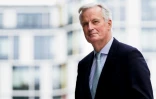Le principal négociateur de l'Union européenne, Michel Barnier, avant une réunion au Parlement européen à Bruxelles le 31 janvier 2020, jour du Brexit