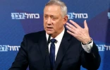 Le candidat du parti centriste "Bleu-blanc", Benny Gantz, lors d'une conférence de presse, près de Tel Aviv, le 19 février 2020