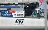 Jean Le Cam avant le départ du Vendée Globe aux Sables-d'Olonne, le 8 novembre 2020
