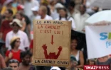 Mercredi  15 octobre 2008
A l'appel de l'intersyndicale de la fonction publique environ 2 000 personnes ont manifesté dans les rues de Saint-Denis ce mercredi matin