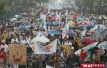 Mercredi  15 octobre 2008
A l'appel de l'intersyndicale de la fonction publique environ 2 000 personnes ont manifesté dans les rues de Saint-Denis ce mercredi matin