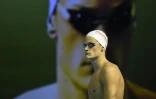 Le nageur français Yannick Agnel après la finale des championnats de France du 200 m nage libre, le 30 mars 2016 à Montpellier