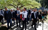 Le président Emmanuel Macron à Nouméa le 26 juillet 2023