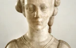 Photo non datée diffusée par le musée SNM-Spiš de Levoča, en Slovaquie, montre un buste en marbre attribué au sculpteur italien de la Renaissance Donatello, représentant la noble italienne Cecilia Gonzaga