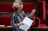 Marie Guévenoux (LREM), rapporteure du projet de loi sur la sortie de l'état d'urgence sanitaire, lors d'un débat à l'Assemblée nationale, à Paris le 8 mai 2020