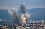 Frappe israélienne contre Tyr, dans le sud du Liban, le 27 mai 2026