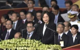 La présidente de Taiwan Tsai Ing-wen lors des célébrations du jour national taiwanais, le 10 octobre 2016 à Taipei