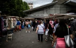 Le marché d'Aubervilliers au nord de Paris, le 18 juillet 2019
