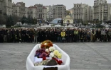 Funérailles de Kostiantyn Guzenko, soldat et photographe de 28 ans, à Kiev, le 7 novembre 2025