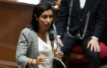 La secrétaire d'Etat chargée de la Biodiversité Sarah El Haïry s'exprime lors d'une séance de questions au gouvernement à l'Assemblée nationale à Paris, le 3 octobre 2023