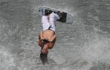 Compétition de ski nautique à l'étang Saint-Paul