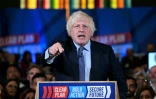 L'ancien Premier ministre britannique Boris Johnson s'adresse aux partisans du Parti conservateur, le 2 juillet 2024 à Londres
