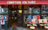 Le "Comptoir Voltaire" le 16 décembre 2015 à Paris