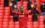 Georginio Wijnaldum sous le maillot de Liverpool Ă domicile contre Crystal Palace en Premier League le 23 mai 2021