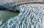 Le glacier de Apusiajik près de Qulusuk au Groënland