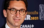 Maxime Saada, président de Canal+, à l'Olympia à Paris, le 12 mars 2021