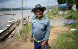 Le pêcheur Somdet Singthong, le 4 juin 2026, à Chiang Saen, en Thaïlande