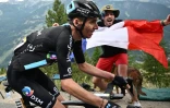 Le Français Romain Bardet, lors de la 11e étape du Tour de France entre Albertville et le Col du Granon, le 13 juillet 2022