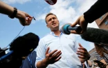 L'opposant russe AlexeĂŻ Navalny lors d'une manifestation Ă Moscou le 20 juillet 2019