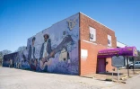 Le bâtiment qui a abrité le Club Baron, un ancien haut lieu de la scène musicale de Nashville (Tennessee, Etats-Unis), où Jimi Hendrix livra un duel de guitaristes en 1963, le 19 avril 2024