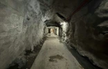 Un tunnel de l'abri antiaérien de St. Hanshaugen, l'un des plus grands d'Oslo, le 18 mai 2026