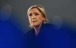 Marine Le Pen à La Bazoche-Gouet, le 3 avril 2017