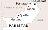 Carte du Pakistan localisant des attentats à la bombe visant des réunions électorales depuis le 11 juillet
