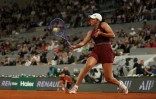 L'Américaine Madison Keys en quarts de finale de Roland-Garros contre sa compatriote Coco Gauff le 4 juin 2025 à Paris
