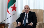 Le président algérien Abdelmadjid Tebboune, le 30 mars 2022, à Alger
