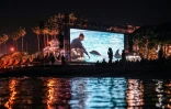 Cinéma de la Plage, où les films en compétition sont diffusés gratuitement en plein air pendant le Festival de Cannes