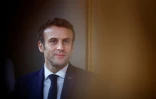 Le président Emmanuel Macron lors d'une cérémonie à l'occasion des 60 ans des accords d'Evian, mettant fin à la guerre d'Algérie, le 19 mars 2022 à l'Elysée, à Paris