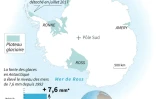 Accélération de la fonte de l'Antarctique