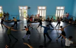 Répétition au Ballet national de Cuba d'Alicia Alonso, le 20 décembre 2016 à La Havane