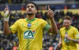 Le FC Nantes et Ludovic Blas  ont facilement dominé l'AS Vitré en 16e de finale de la Coupe de France à La Beaujoire, le 2 janvier 2022  