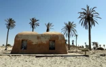 Une construction sur l'île libyenne de Farwa, à quelque 170 kilomètres de Tripoli, le 10 juin 2021